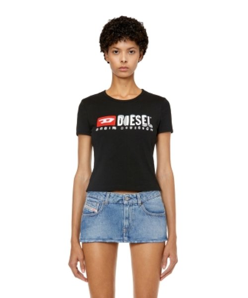 レディース 半袖Tシャツ DIESELロゴ | DIESEL（ディーゼル）の通販 - &mall