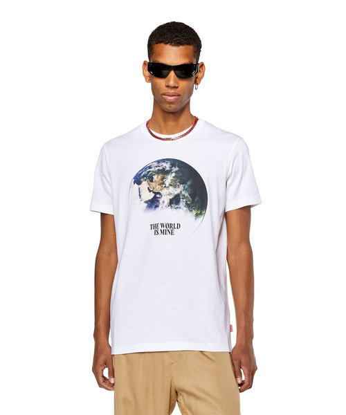 メンズ Tシャツ グラフィック プリント | DIESEL（ディーゼル）の通販