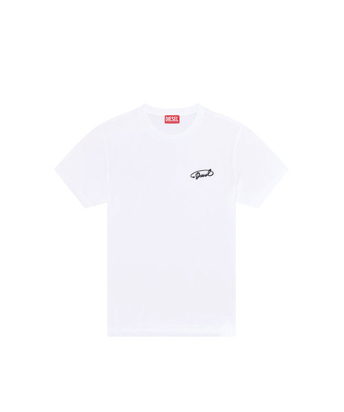 【海外購入】ディーゼル　半袖　Tシャツ　ホワイト　新品　未使用　DIESELロゴ
