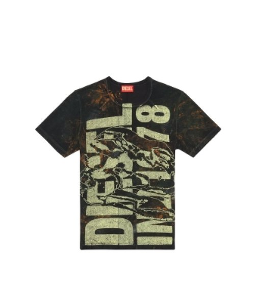 メンズ Tシャツ ワッフル生地 ダメージ加工 | DIESEL（ディーゼル）の