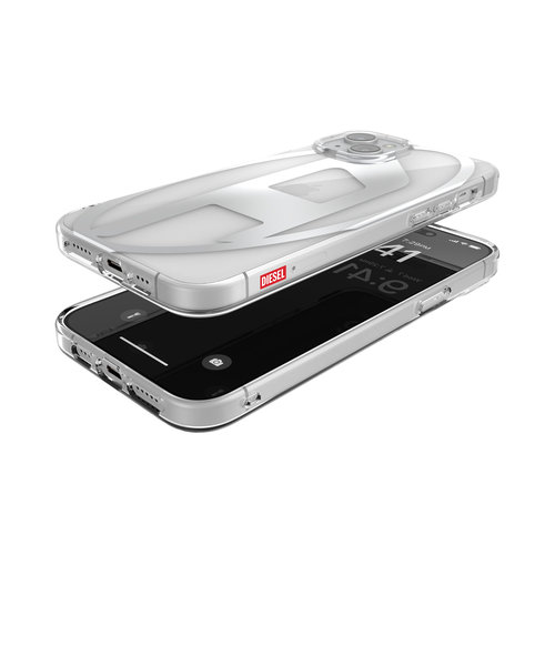 アイフォン ケース iPhone 15 Plus Diesel Clear Case D | DIESEL