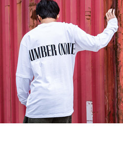 NUMBER (N)INE DENIM(ナンバーナインデニム) レイヤードビッグTシャツ(ホワイト/ベージュ/ブラック)