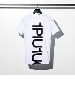1PIU1UGUALE3 RELAX(ウノピゥウノウグァーレトレ)バックプリントビッグロゴTシャツ(ホワイト/ネイビー/ブラック)