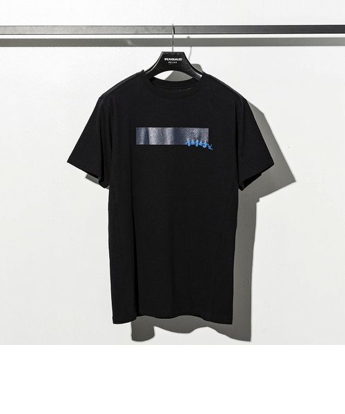 1PIU1UGUALE3 RELAX(ウノピゥウノウグァーレトレ)ボックスロゴ半袖Tシャツ(ホワイト/ブラック/ネイビー)