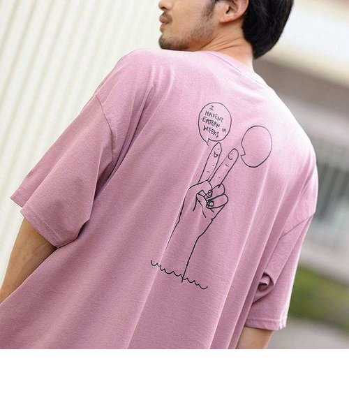 Mark Gonzales(マーク ゴンザレス)ピースマークバックプリントTシャツ