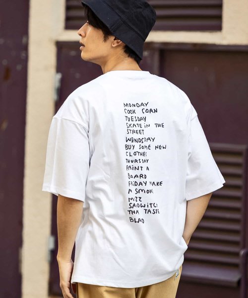 MARK GONZALES ARTWORK COLLECTION(マーク ゴンザレス)バックレタープリント半袖Tシャツ  SHIFFON（シフォン）の通販 mall