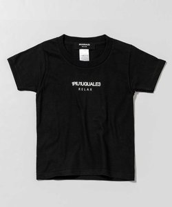 1PIU1UGUALE3 RELAX(ウノピゥウノウグァーレトレ リラックス)Kids & Junior フロントロゴプリントTシャツ