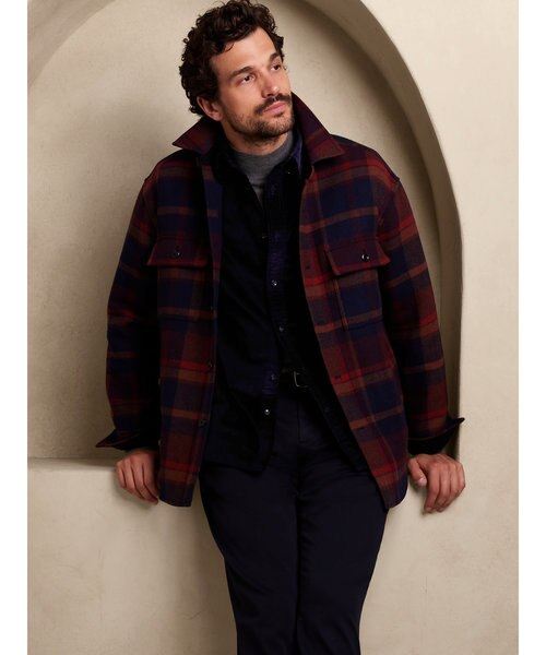 バナナリパブリック コーデュロイダウンジャケット