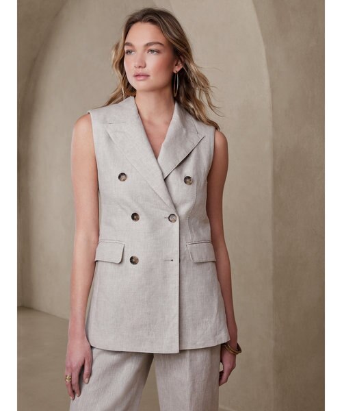 Palma リネンベスト | バナナ・リパブリック（Banana Republic）の通販