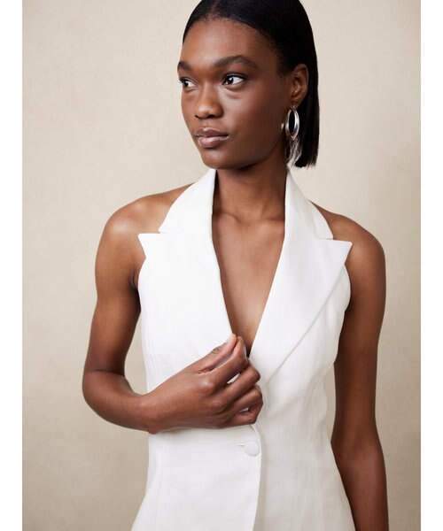 BANANA REPUBLIC リネン タキシードスーツ | www.holyhouseimoveis.com.br