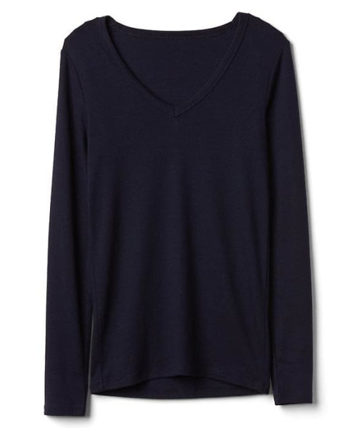 Gap 長袖VネックTシャツ | GAP（ギャップ）の通販 - &mall