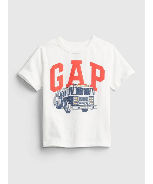 オーガニック ミックス＆マッチ Gapロゴtシャツ (幼児)