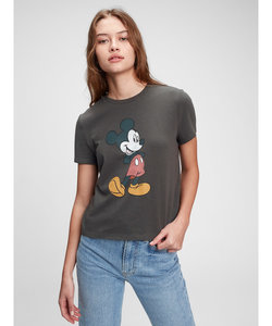 Disney ミッキーマウス シュランケンtシャツ