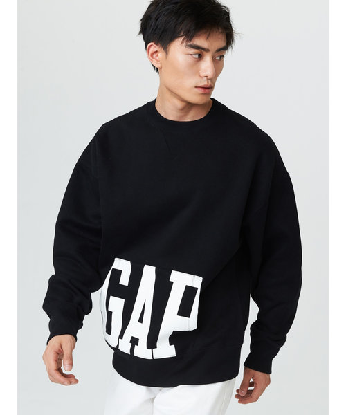 Gap ポケット ロゴ オーバーサイズ クルーネック | GAP（ギャップ）の 