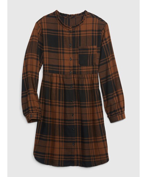 フランネルシャツワンピース キッズ Gap ギャップ の通販 Mall