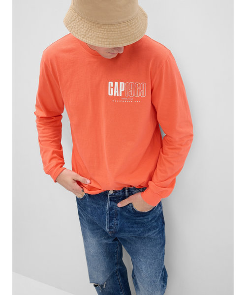 GAP 1969ロゴ 長袖Tシャツ(ユニセックス) | GAP（ギャップ）の通販 - &mall