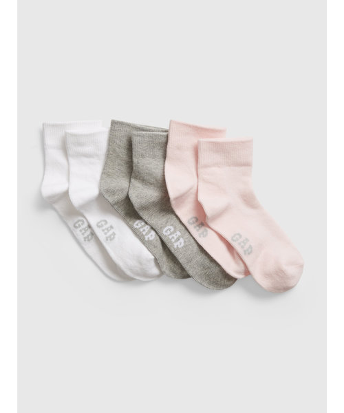 Kids Quarter Crew Socks (3-Pack)