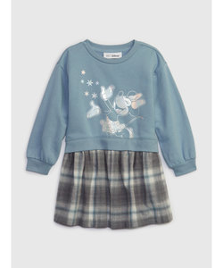 babyGap ディズニー ミニーマウス 2in1 スウェットワンピース