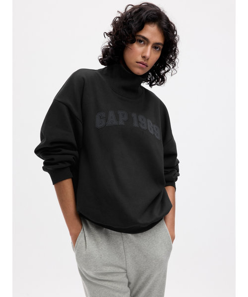 GAP1969 GAPアーチロゴ タートルネック スウェット・トレーナー | GAP