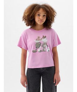 Gapkids ディズニー フリッピー 変身スパンコール グラフィックtシャツ