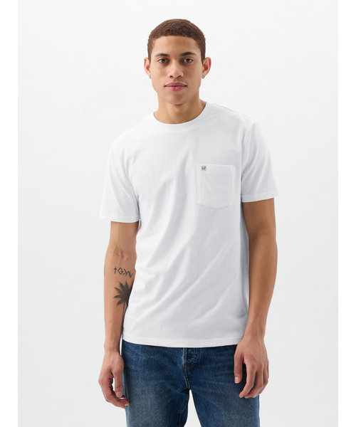 オーガニックコットン ポケット Tシャツ(ユニセックス)
