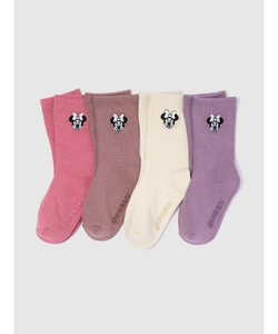 babyGap ディズニー ミニーマウス クルーソックス 4足セット