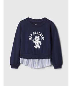 babyGap ヴィンテージソフト レイヤード GAPロゴ スウェット・トレーナー