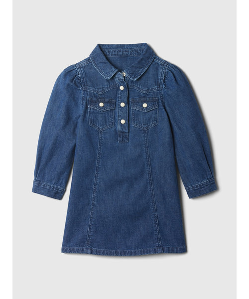 babyGap ウェスタン デニムシャツワンピース