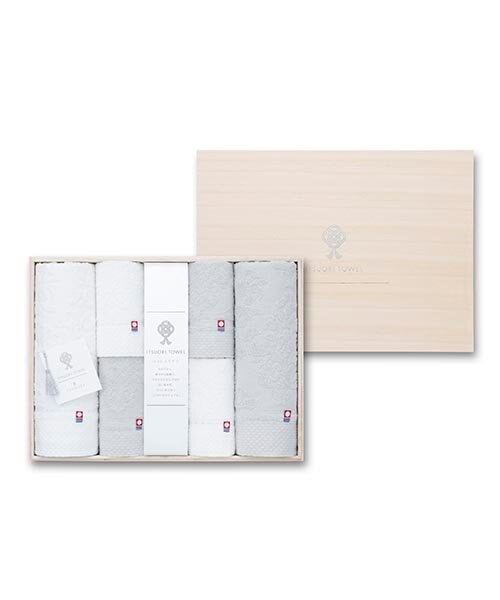 今治タオル 逸織タオル 葛 バスタオル 2枚 ホワイト グレー フェイスタオル 4枚 ホワイト2枚 グレー2枚 ウォッシュタオル 2枚 グレー 2枚 セット Daido Online Store ダイドウオンラインストア の通販 Mall