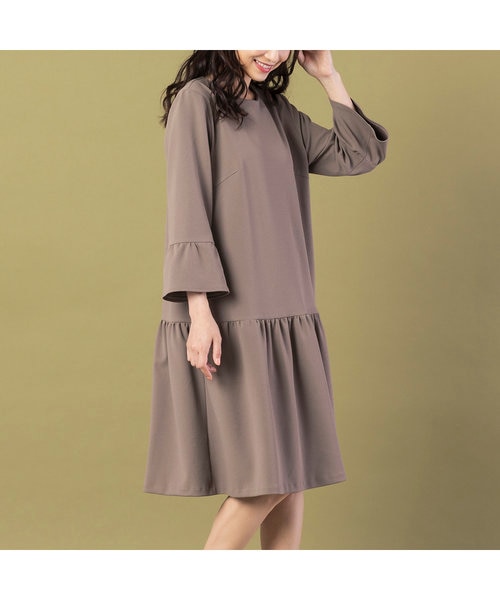 Rose Tiara*バックリボンバイカラーワンピース