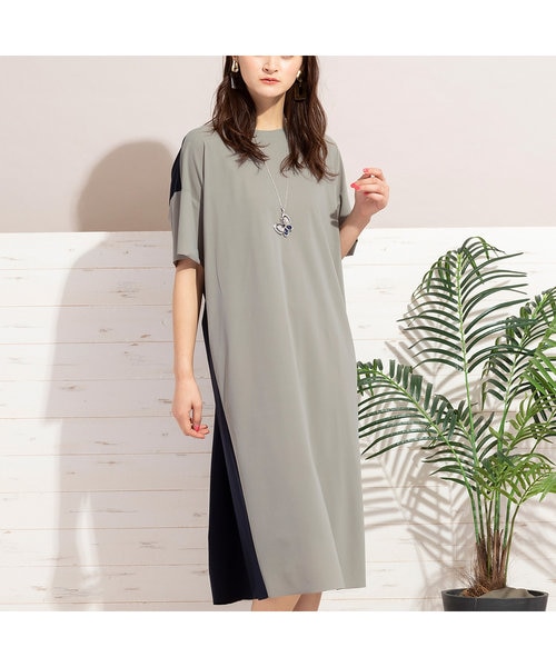 センシティブライト バイカラーワンピース セットアップ対応 Junior Online Shop ジュニアーオンラインショップ の通販 Mall