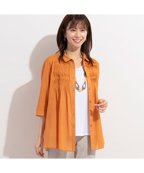 綿ローンピンタックシャツ | Junior online shop（ジュニアー