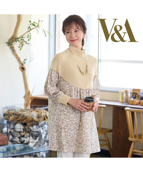 V＆A Rose/Sunflowerチュニックセーター | Junior online shop
