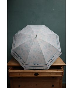 お花屋さんが作ったオリジナル雨傘【かすみ草リボン長傘】
