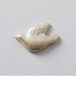 鳥の箸置き 銀  / 堀江陶器×TODAY'S SPECIAL
