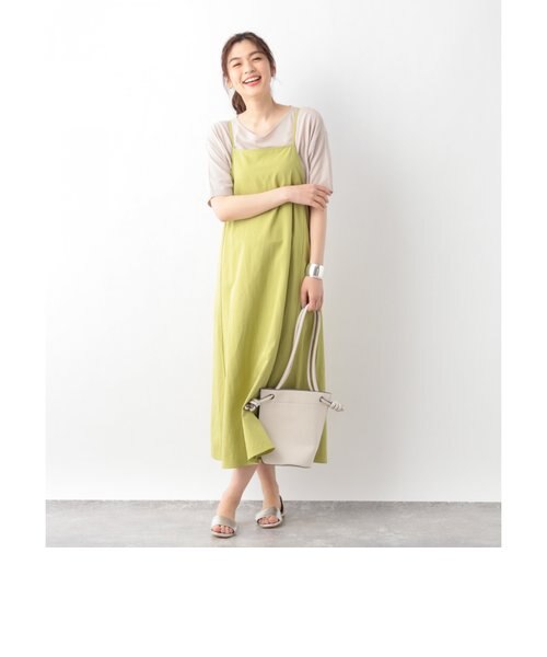 滑らかリネンキャミワンピース グローバルワーク Global Work の通販 Mall