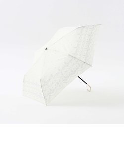 スカラップレース柄晴雨兼用折りたたみ傘 雨傘