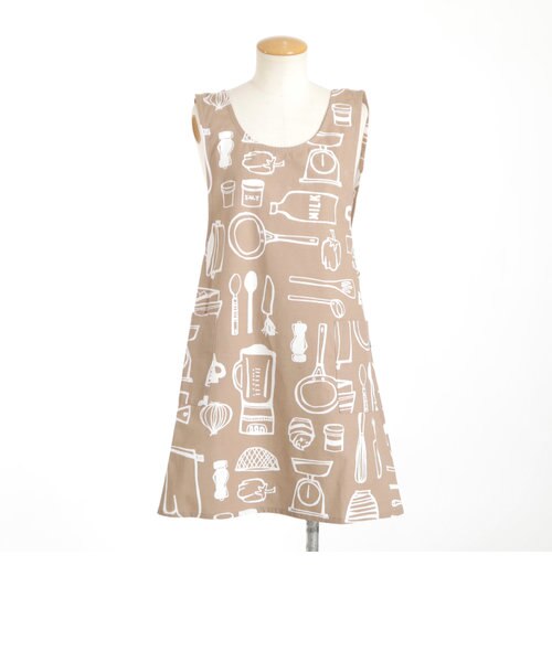 キッチンモチーフプリントエプロン Afternoon Tea Living アフタヌーンティー リビング の通販 Mall