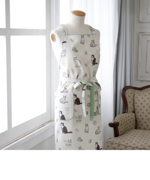 Cat S Naptime エプロン Afternoon Tea Living アフタヌーンティー リビング の通販 Mall