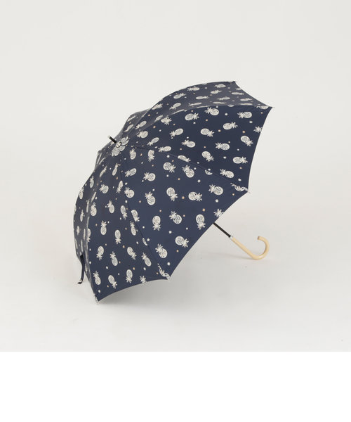 パイン柄晴雨兼用長傘 日傘