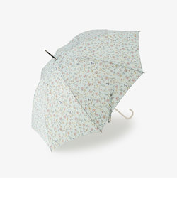 フラワープリント長傘 雨傘