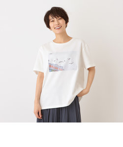 フォトプリントワイドTシャツ/カモメ/神ノ川智早