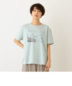 フォトプリントワイドTシャツ/カモメ/神ノ川智早