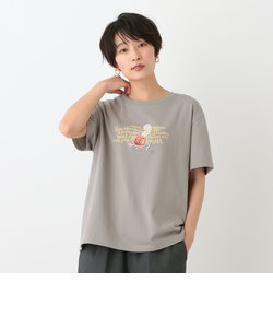 ワイドTシャツ/ロゴ/itabamoe