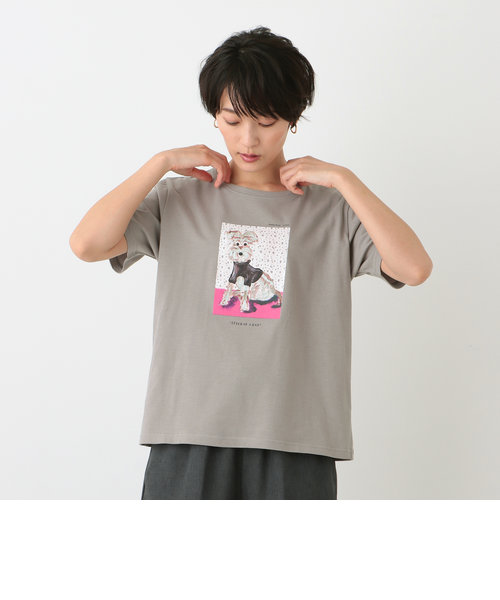 Tシャツ/ドッグ/itabamoe