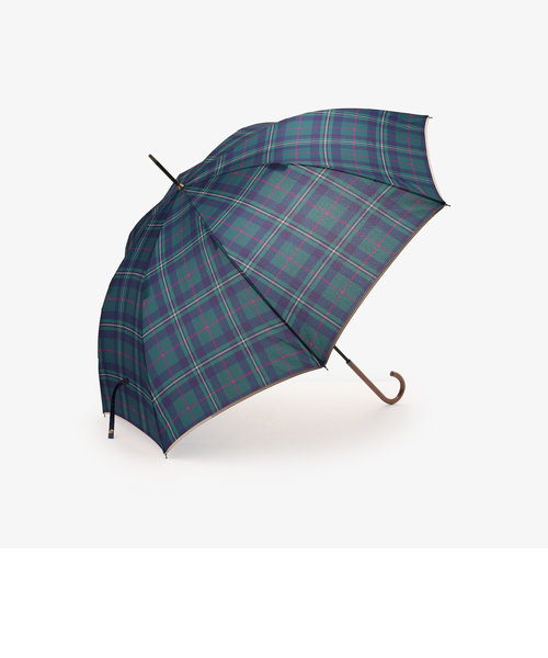 タータンチェック柄長傘 雨傘