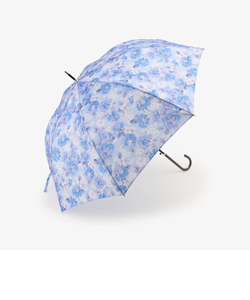 水彩フラワー長傘 雨傘