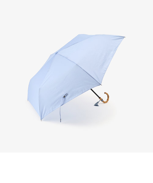 タッセル付きバンブーハンドル折りたたみ傘 雨傘