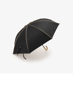 パイピング晴雨兼用2段折りたたみ傘 日傘