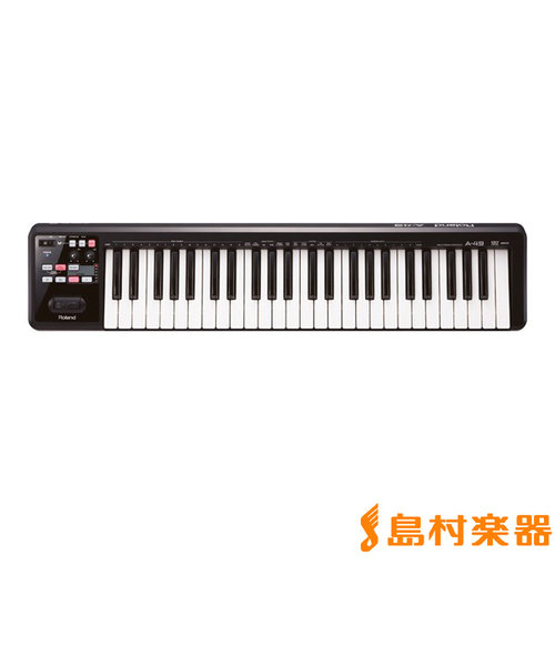 A-49 (ブラック) MIDIキーボード・コントローラー 49鍵盤 | 島村楽器